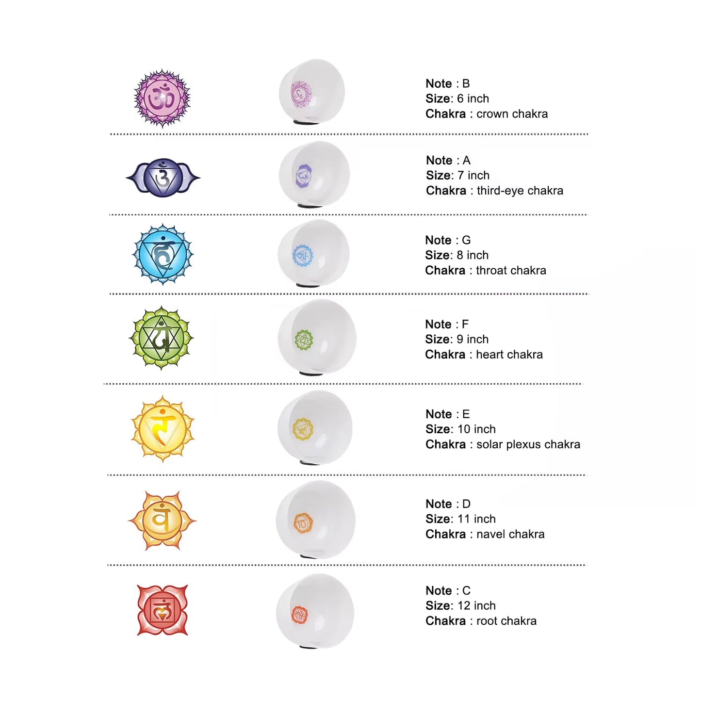 Chakra Design Frosted Quartz Crystal