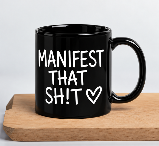 Black Glossy Mug