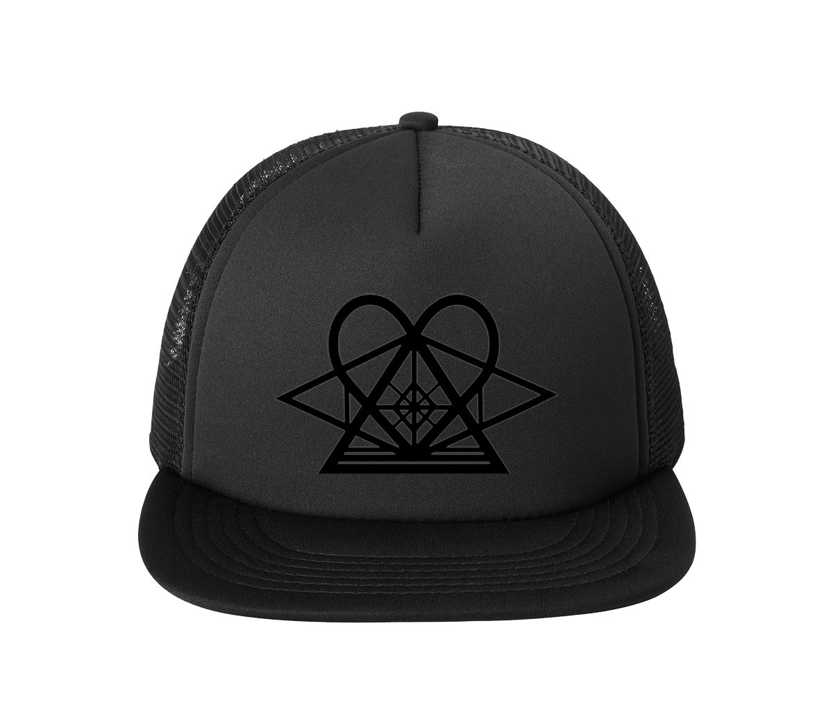 DSL Black Foam Front Mesh Back Trucker Hat