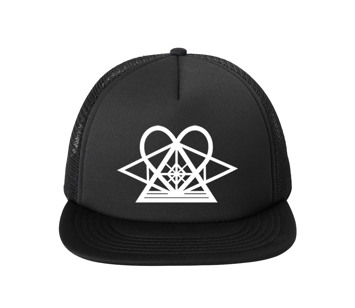 DSL Black Foam Front Mesh Back Trucker Hat