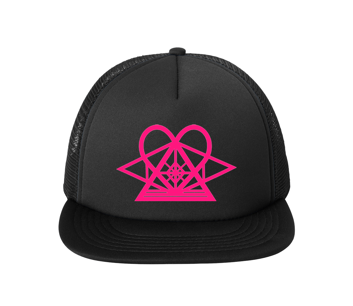 DSL Black Foam Front Mesh Back Trucker Hat