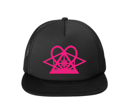 DSL Black Foam Front Mesh Back Trucker Hat