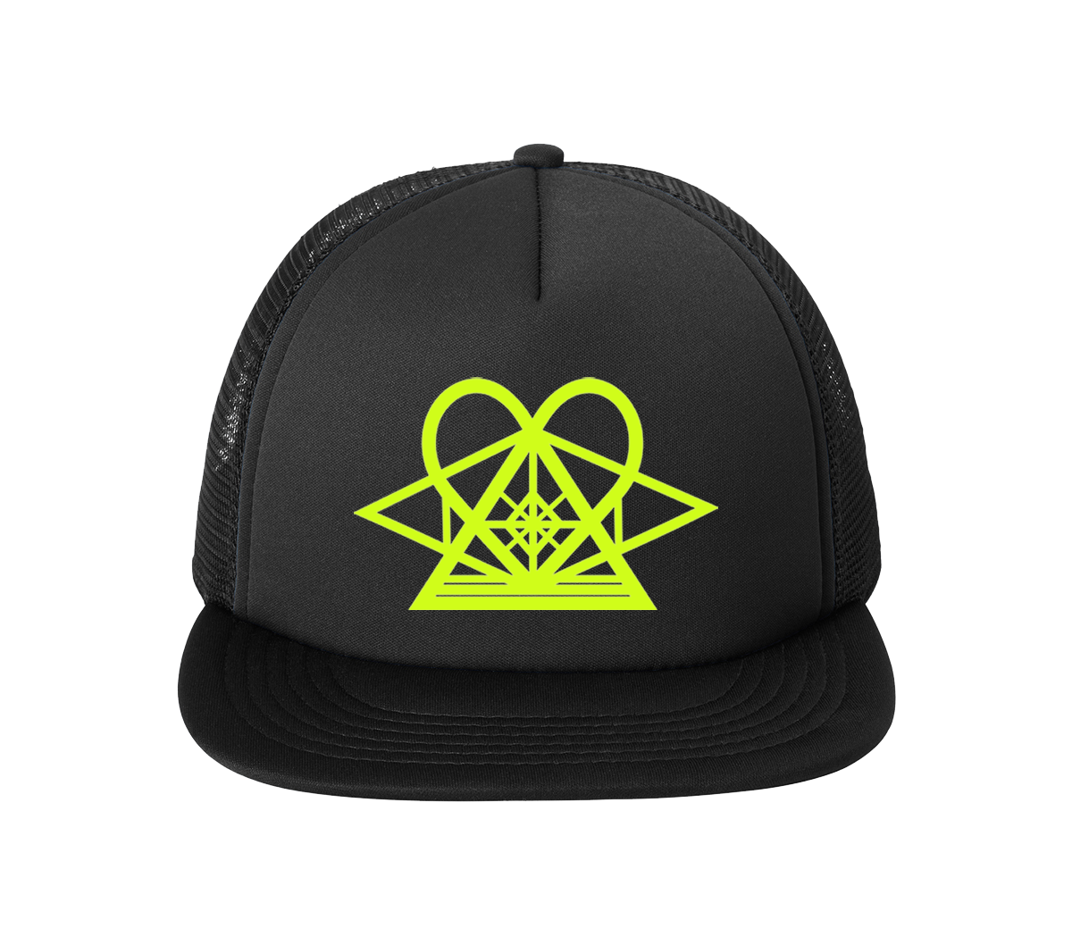 DSL Black Foam Front Mesh Back Trucker Hat