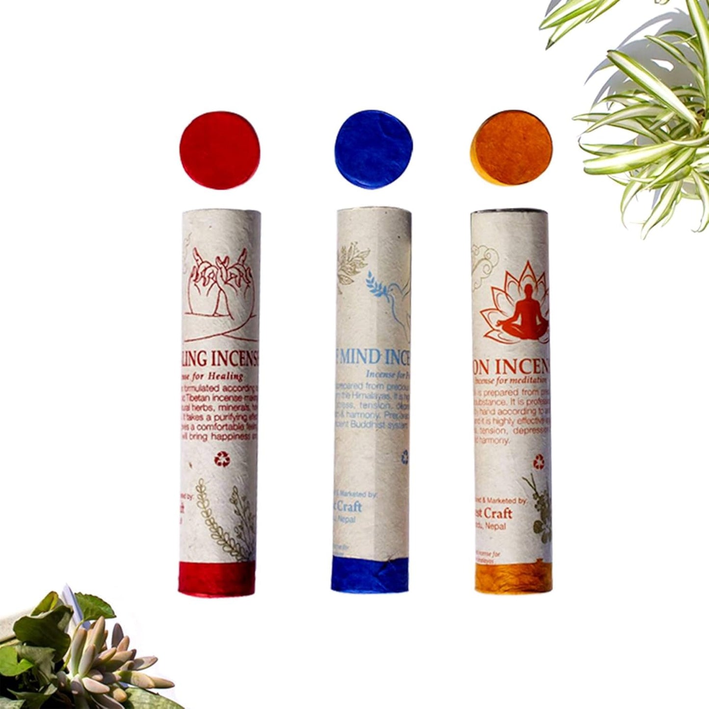 Tibetan Incense Sticks Pack of 3|Hand Rolled Aromatherapy Supplies| Spiritual Natural Insense for Relaxation|Home Scents Products Useful for Mindfulness|Therapeutic Fragrances for Wellness Rituals.